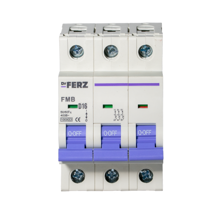 FMB-D 10kA 3P 16 х-ка D Автоматический выключатель